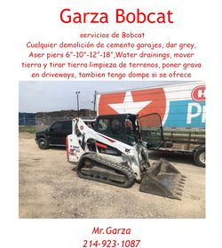 Concrete-Bobcat-Any demolition.