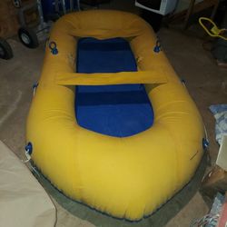 ⁰inflatable Boat With  Pump Durable  Srong Vinyl 
