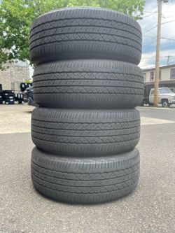 Set of 4 Bridgestone Potenza All-Season Run Flat Tires 225/50R18 – 5.5–6/32 – Pickup Only