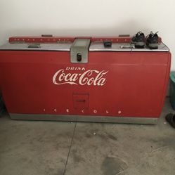 Vintage Coke Freezer 