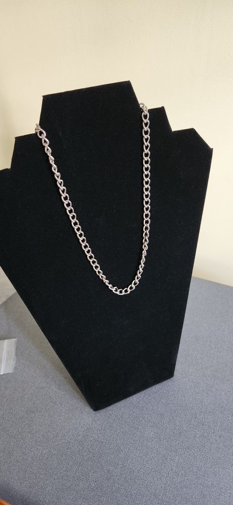 Men's Curb Link Steel Chain