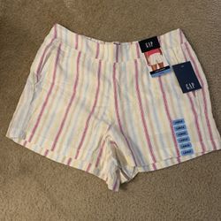 New Women’s Size Large Gap Linen Shorts 