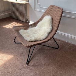 RÅDVIKEN Rattan Armchair / Lounge Living Room Chair
