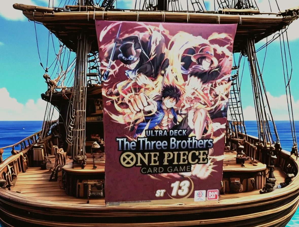 🏴‍☠️ ONE PIECE ST13 The Three Brothers Ultra Deck Box ST-13 SHIPS NOW🏴‍☠️