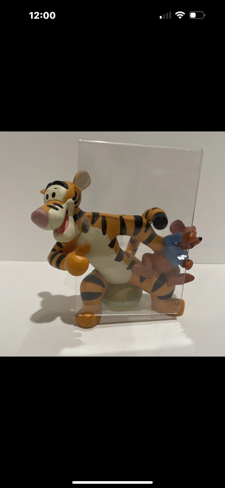 Disney Tigger  & Roo 3-D Peek-a-Boo Frame 4x6 