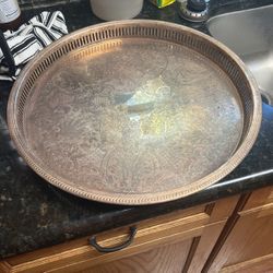 18” 60 Years Old + Sliver Tray 