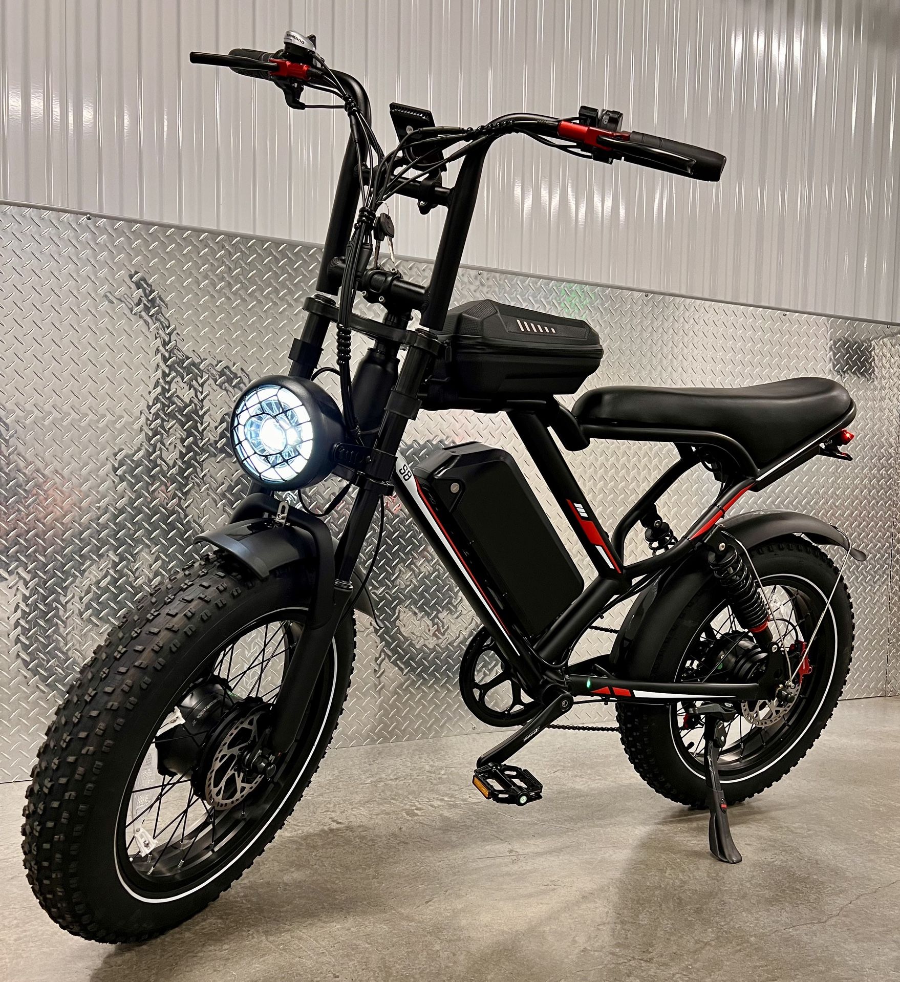 Dual Motor 2000 Watt Electric Bike Motor Ridstar Electric Bike For