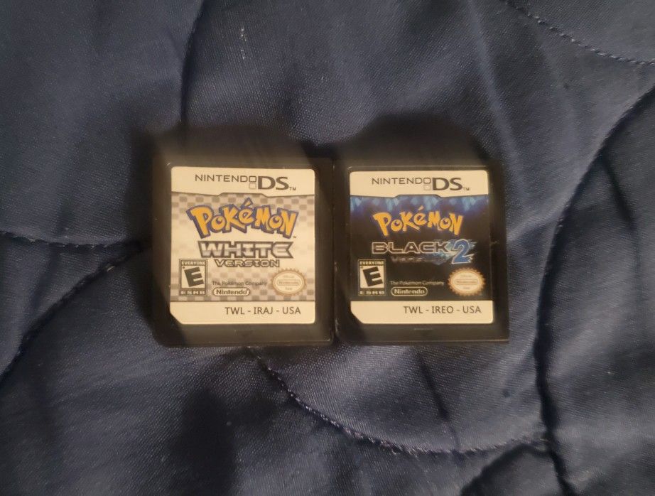 Pokemon White 1 And Black 2 Nintendo DS Video Game Cartridge