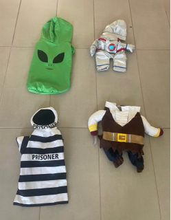 Set of 4 Pet Halloween Costumes