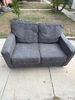 Gray Loveseat / Two-Seater Couch – Great Condition