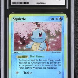 CGC 10 GEM MINT Squirtle EX Team Magma Vs Aqua 46/95 Reverse Holo Pokemon Card