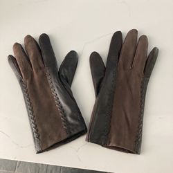Elegant / Part Leather Gloves