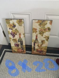 Set Of 2 Wine Wall Decor $5 For Set