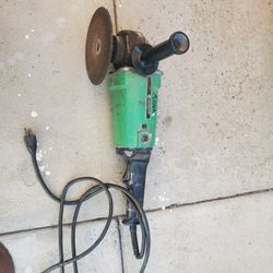 9 Inch Hitachi Grinder