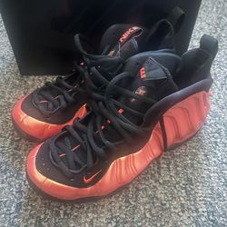 Nike Air Foamposite One Habanero Red Size 8.5 OG Box
