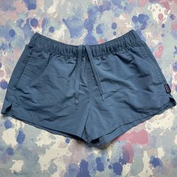 Patagonia Barely Baggies Blue Shorts Women’s Size XS 