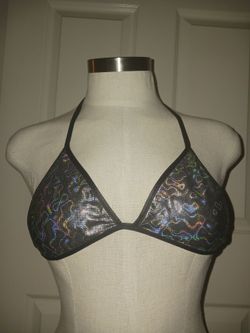 Beautiful hologram bikini top