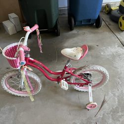 16” Royalbaby Girl’s Bike – w/ Training Wheels, Basket, Kickstand & Helmet! 🎀