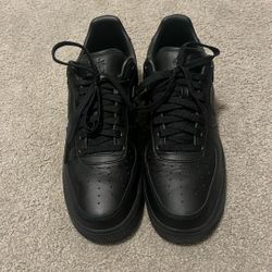 Alll Black Air Force 1s 