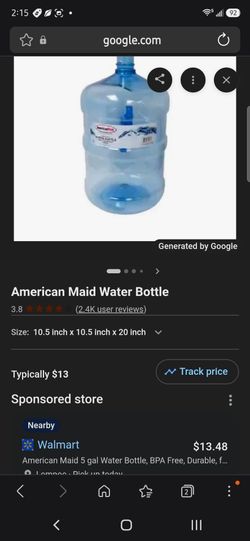 5 gal water jugs Six 6 jugs