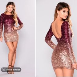 Sequins Ladies Mini Party Dress