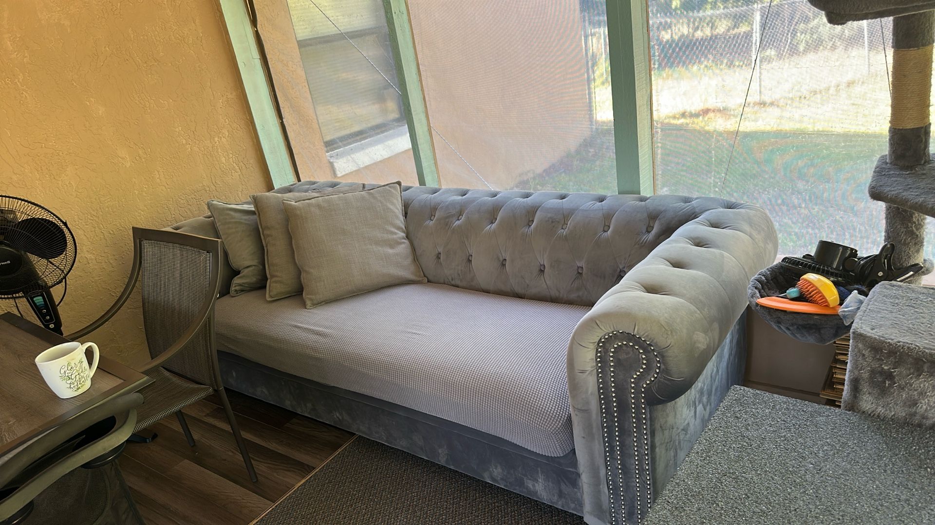 Fabric Grey Sofa