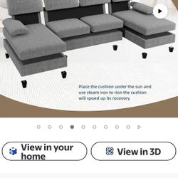New Couch,  Grey  50.79×29.92×5.51