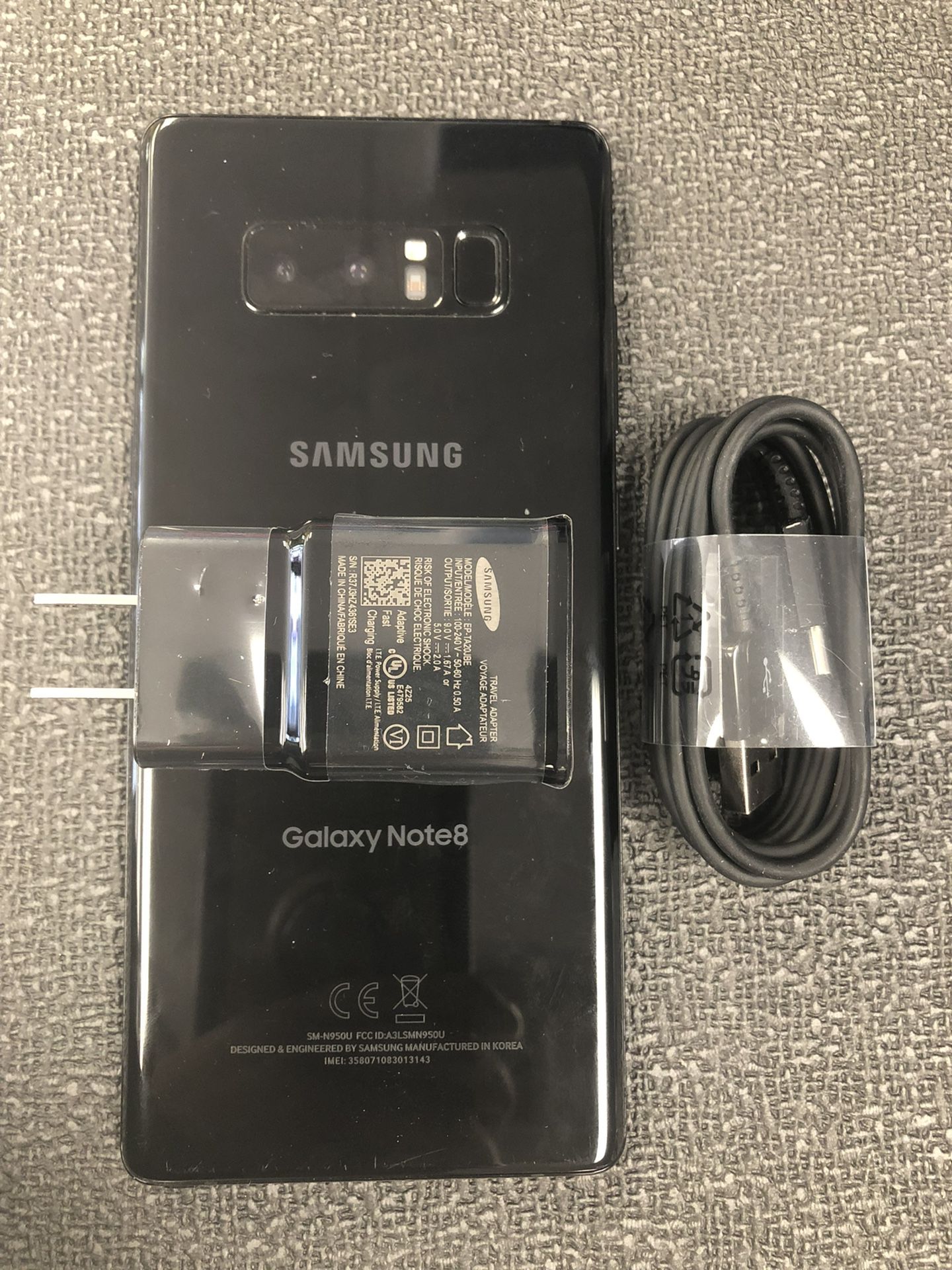 Samsung galaxy note 8 (64gb) unlocked, store warranty 
