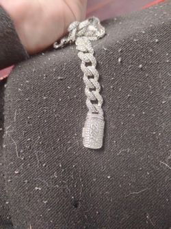 Premium Bracelet Diamonds,Silver On Back