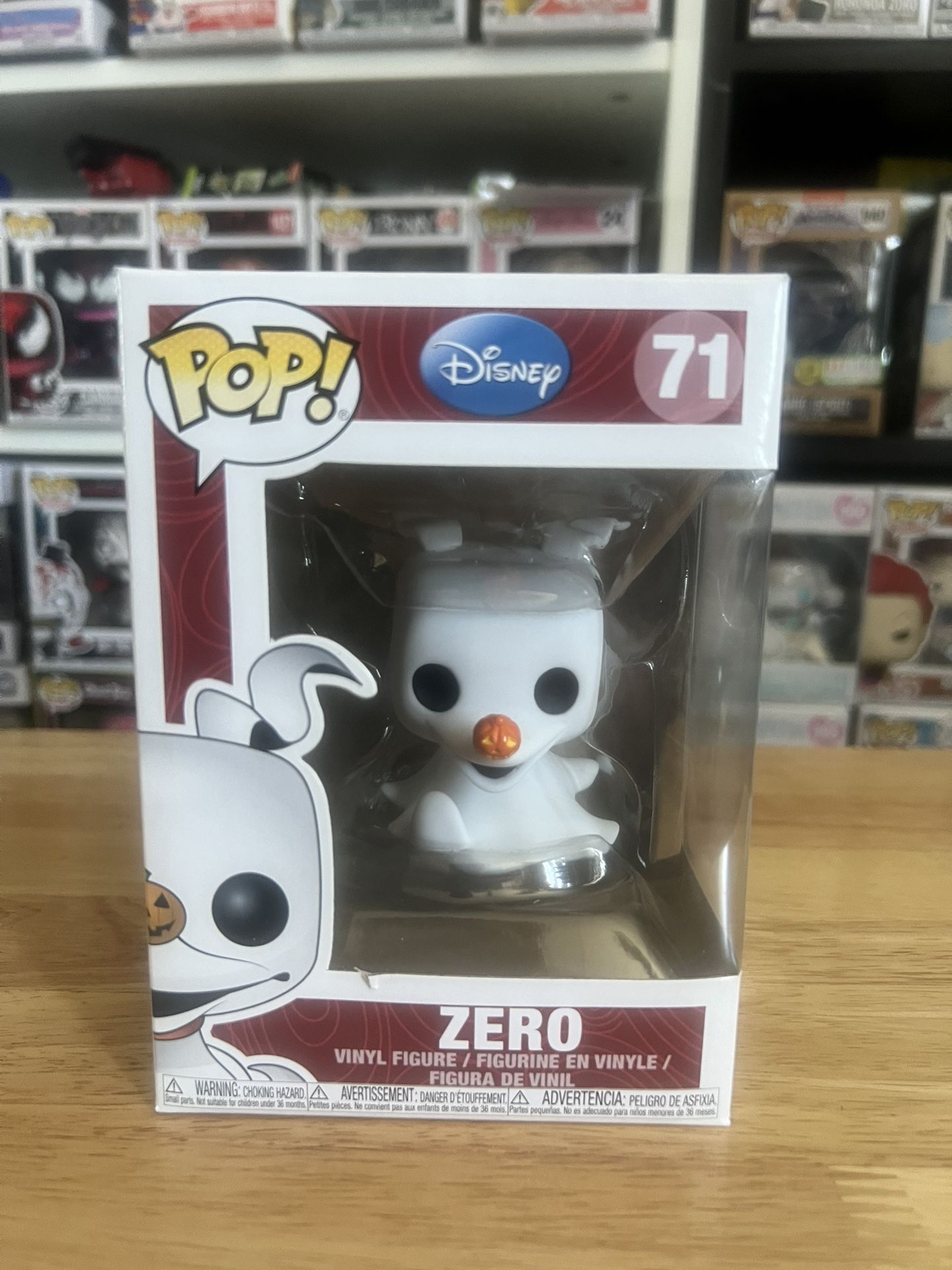 Zero Nightmare Before Christmas Funko Pop #71 Disney Halloween Dog Skellington