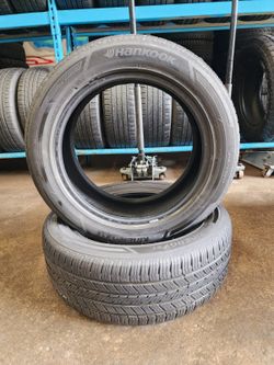 🔥 (2) 215 55 17 Hankook  All Season Tires