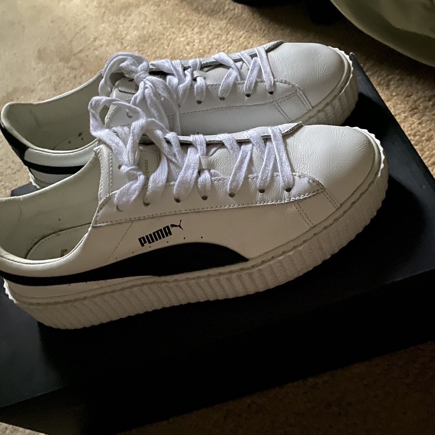 Puma Creeper Rihanna Fenty Leather White Size 10