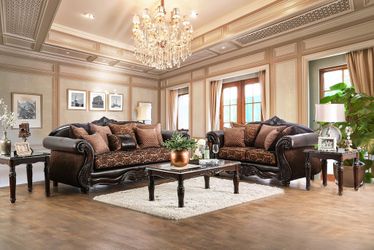 Traditional Sofa and Loveseat @Elegant Furniture