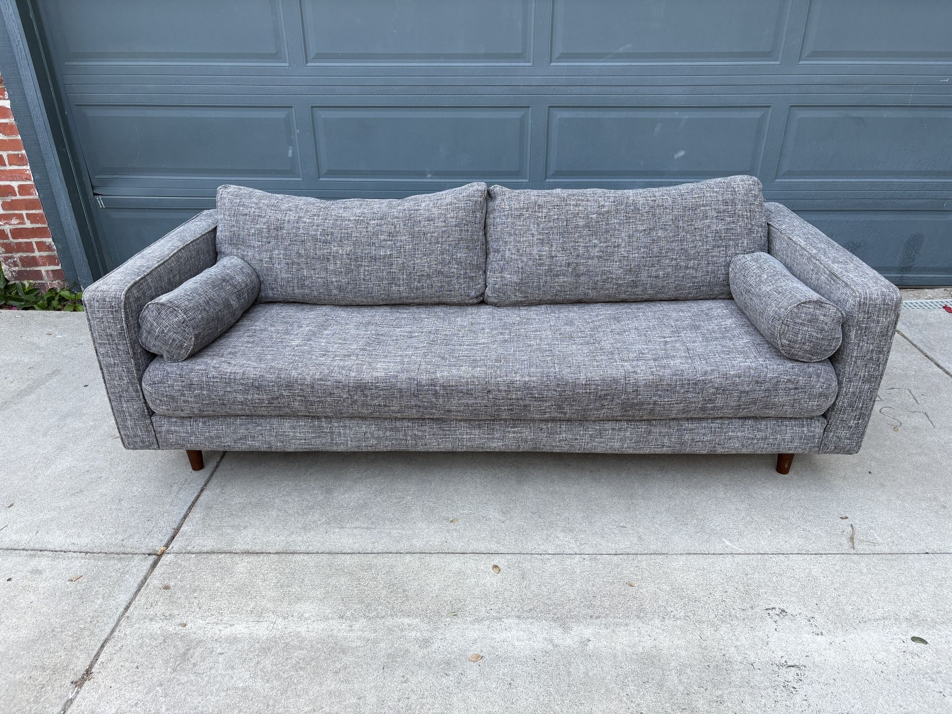 Article Sven Dark Grey Couch FREE DELIVERY