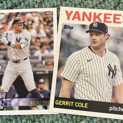 Aaron Judge & Gerrit Cole Baseball Cards