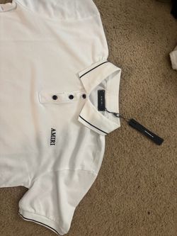 Amiri White Polo Shirt with Tags
