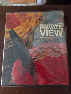 Vintage 1965 "Private View: The Lively World Of British Art" Hard Cover - Robertson/Russell/Snowdon