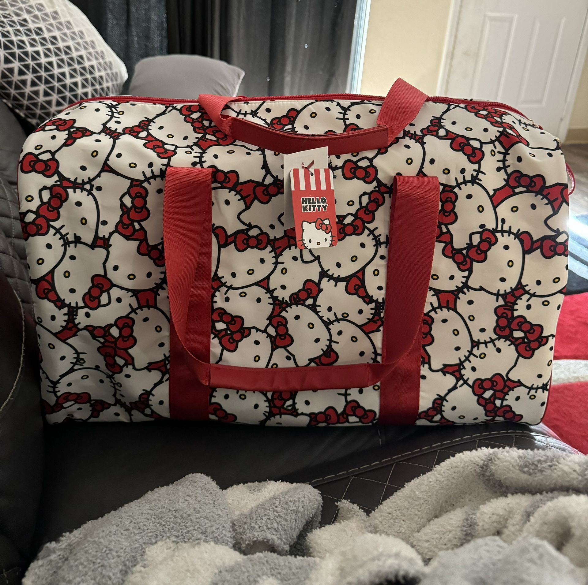Red Hello Kitty Travel Bag/Duffle Bag