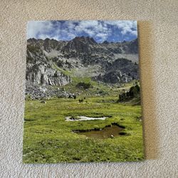 Big Sky Montana. Bee Hive Basin 16x20 Canvas Photograph