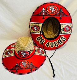San Francisco Niners Straw Hat great Gift 🎁 order now (I also have other Teams)