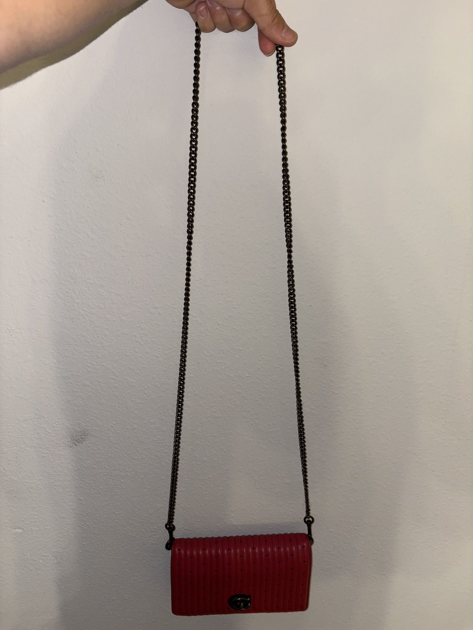 Coach Quilting With Rivets Convertible Belt Bag
