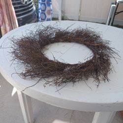 Rattan twig Branch Grapevine Wreaths - 18 Inch Sunburst Wreath Form for DIY Crafts - Rustic Plain Twig Wreath Making Supplies Base for Decor
