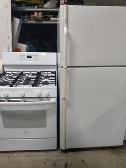Refrigerator And Gas Stove They Both Work Great Clean Inside And Out