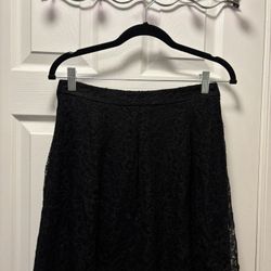 Black Lace Skirt