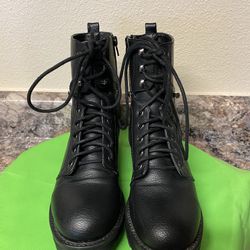 Mia Woman’s Black Combat Boots 