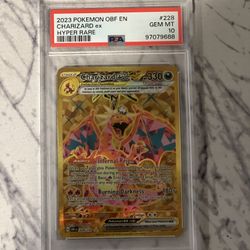 PSA 10 Charizard  Ex
