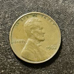 1962 Penny No Mint Mark 