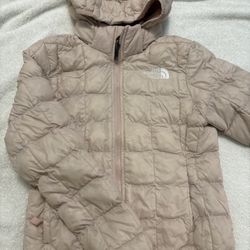 The North Face Kids Pink Thermoball Jacket