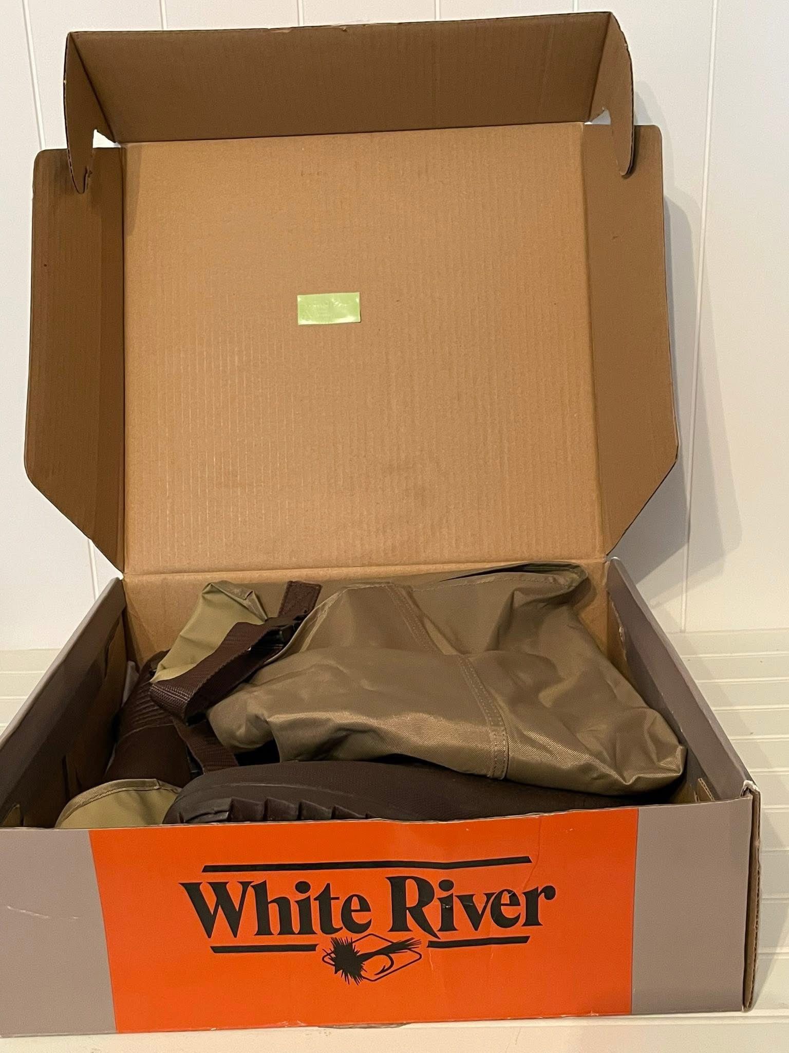 Brand New Men’s White River Three Forks Lug Sole Hip Waders Size 9R - $50
