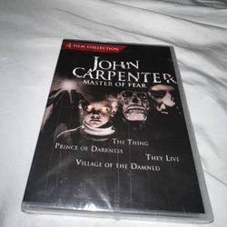 John Carpenter Máster Of Fear 4 Film Collection 